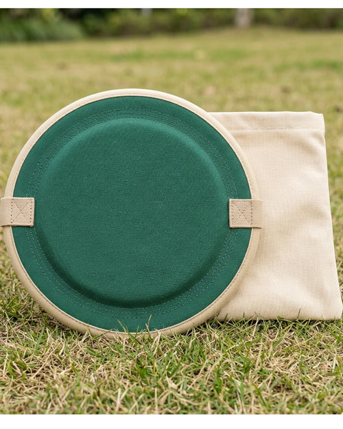 Ldivp Foam Rim Canvas Flying Disc Forest Sand 24 cm - Lifestyle view